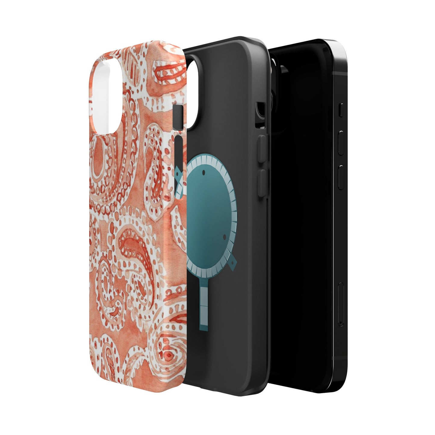 Coral Paisley Elegance Case