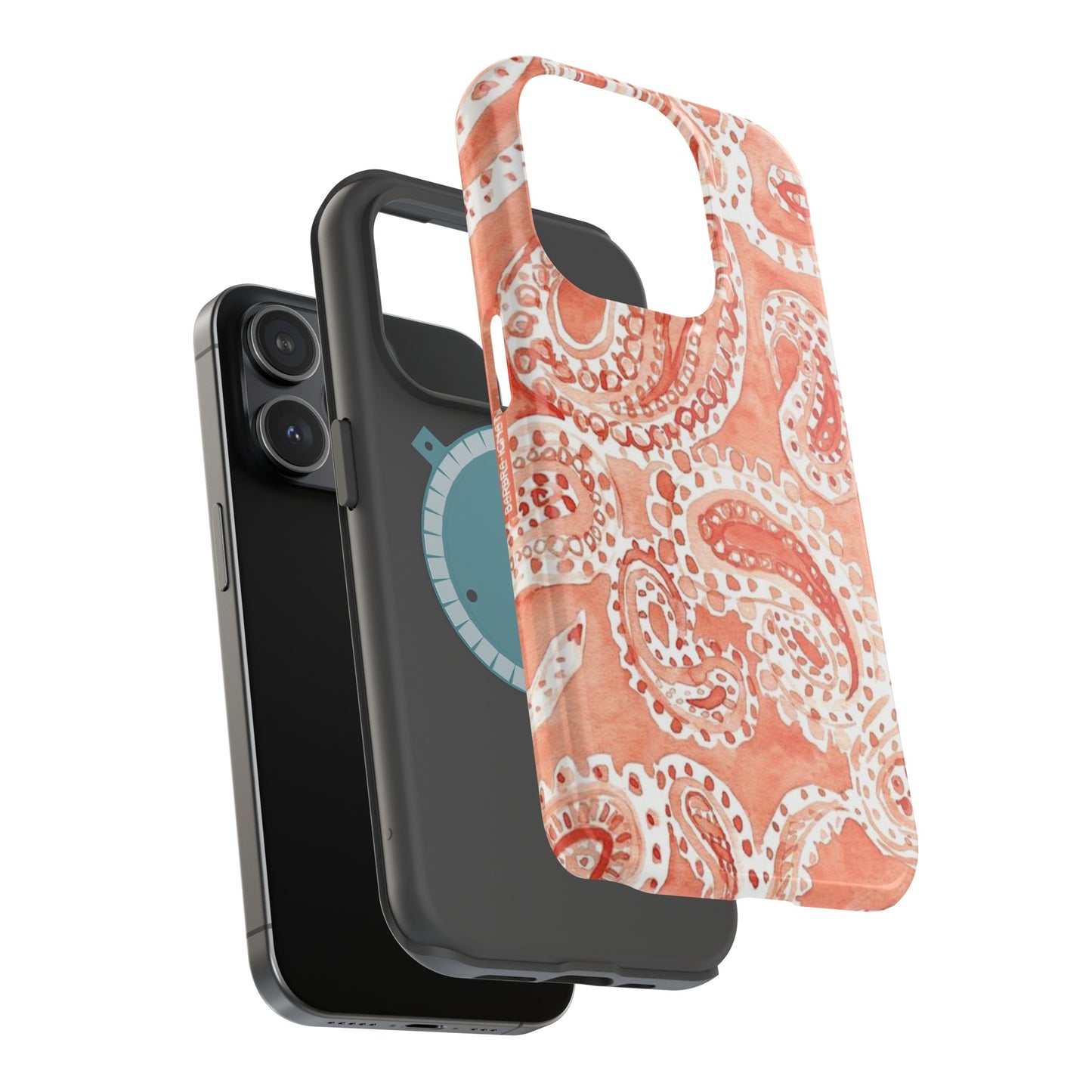 Coral Paisley Elegance Case