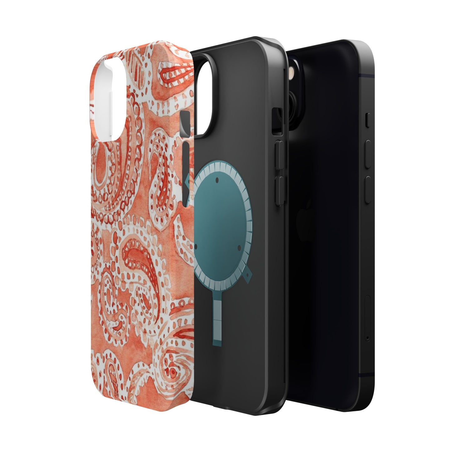 Coral Paisley Elegance Case