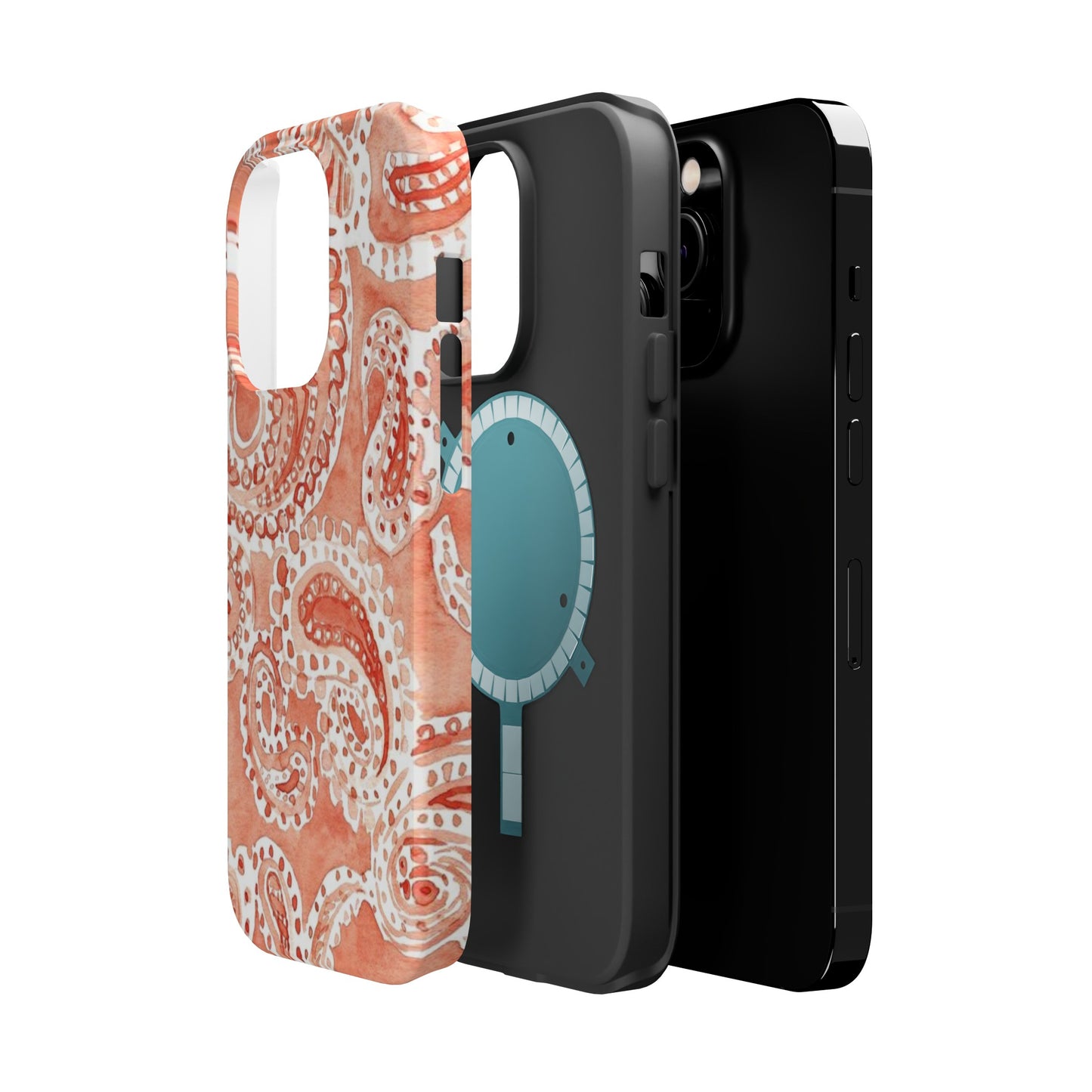Coral Paisley Elegance Case