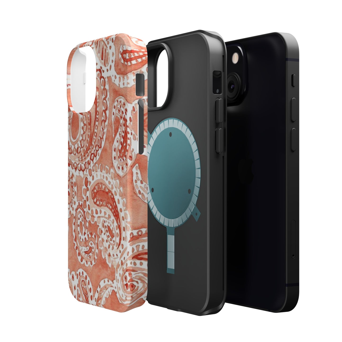 Coral Paisley Elegance Case