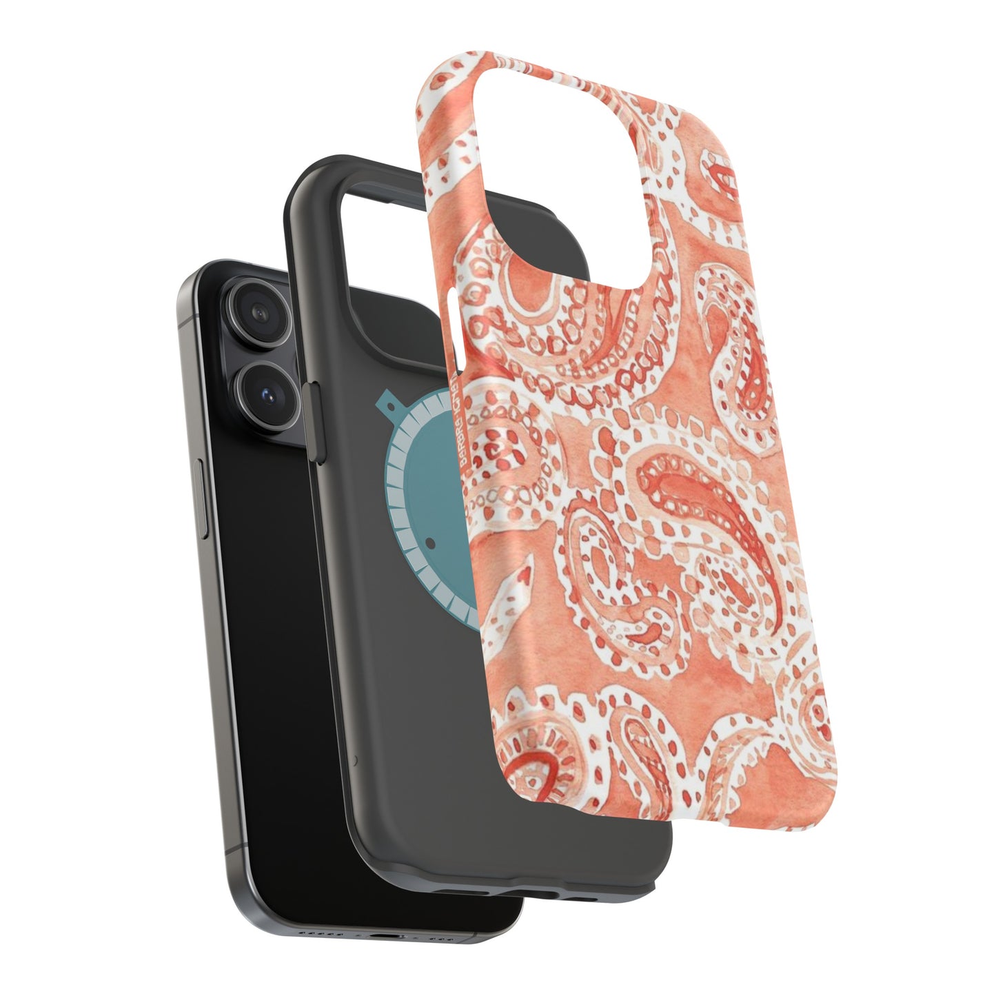 Coral Paisley Elegance Case