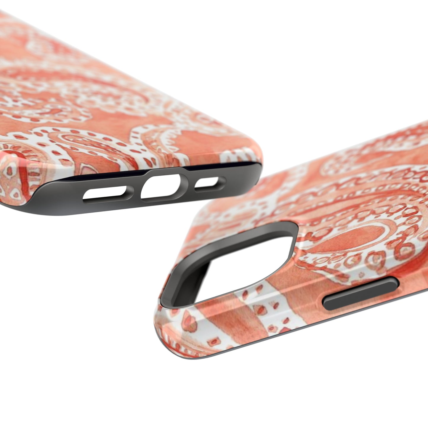 Coral Paisley Elegance Case