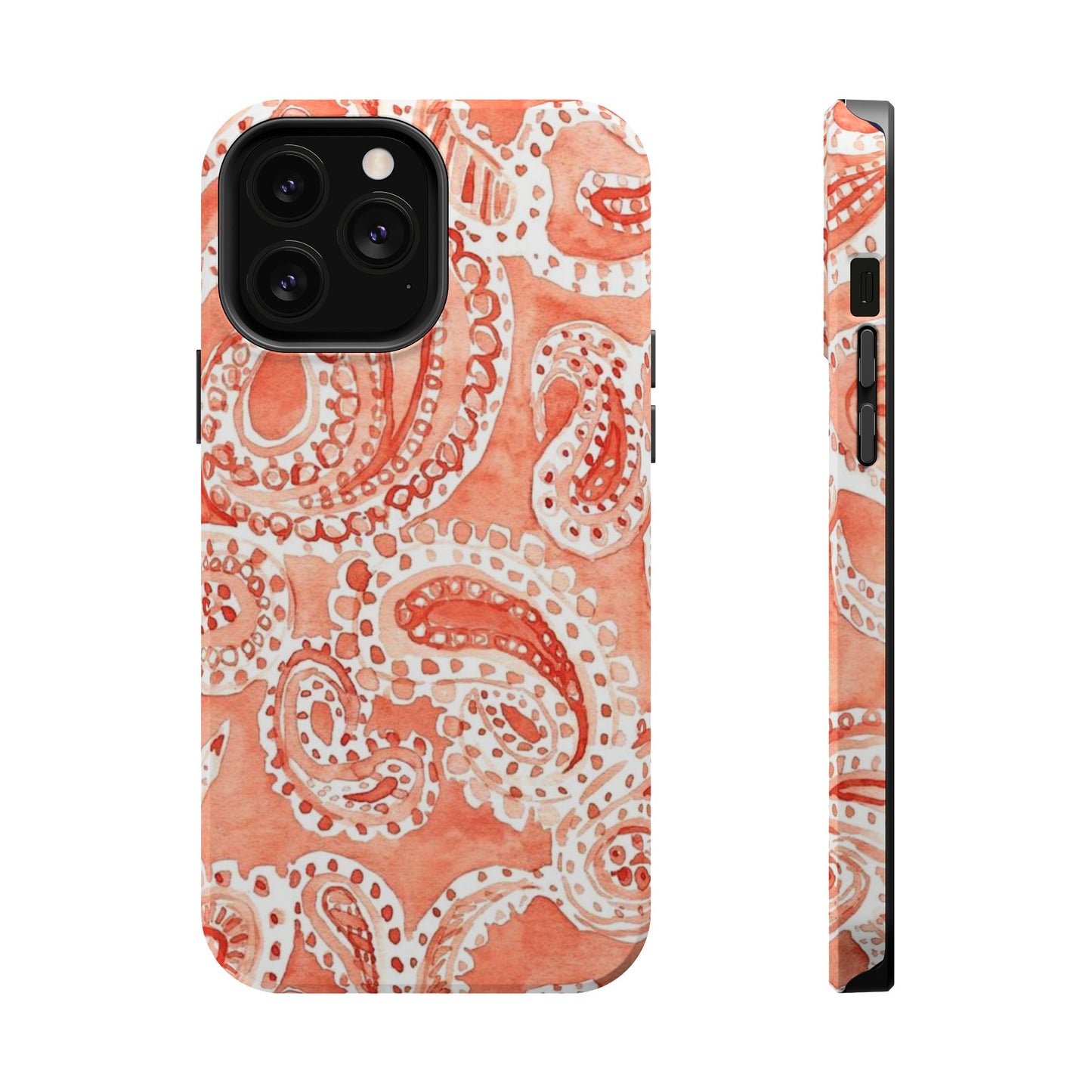 Coral Paisley Elegance Case