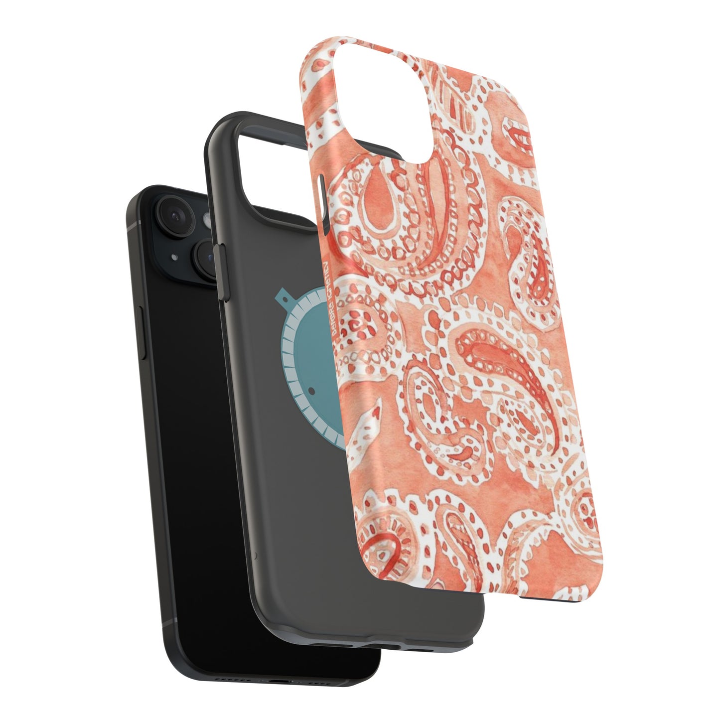 Coral Paisley Elegance Case