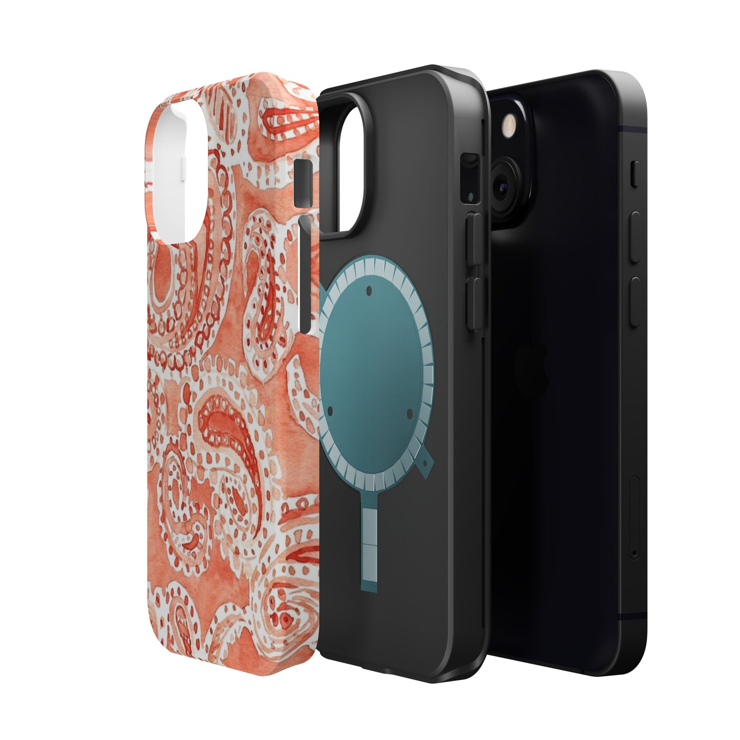 Coral Paisley Elegance Case
