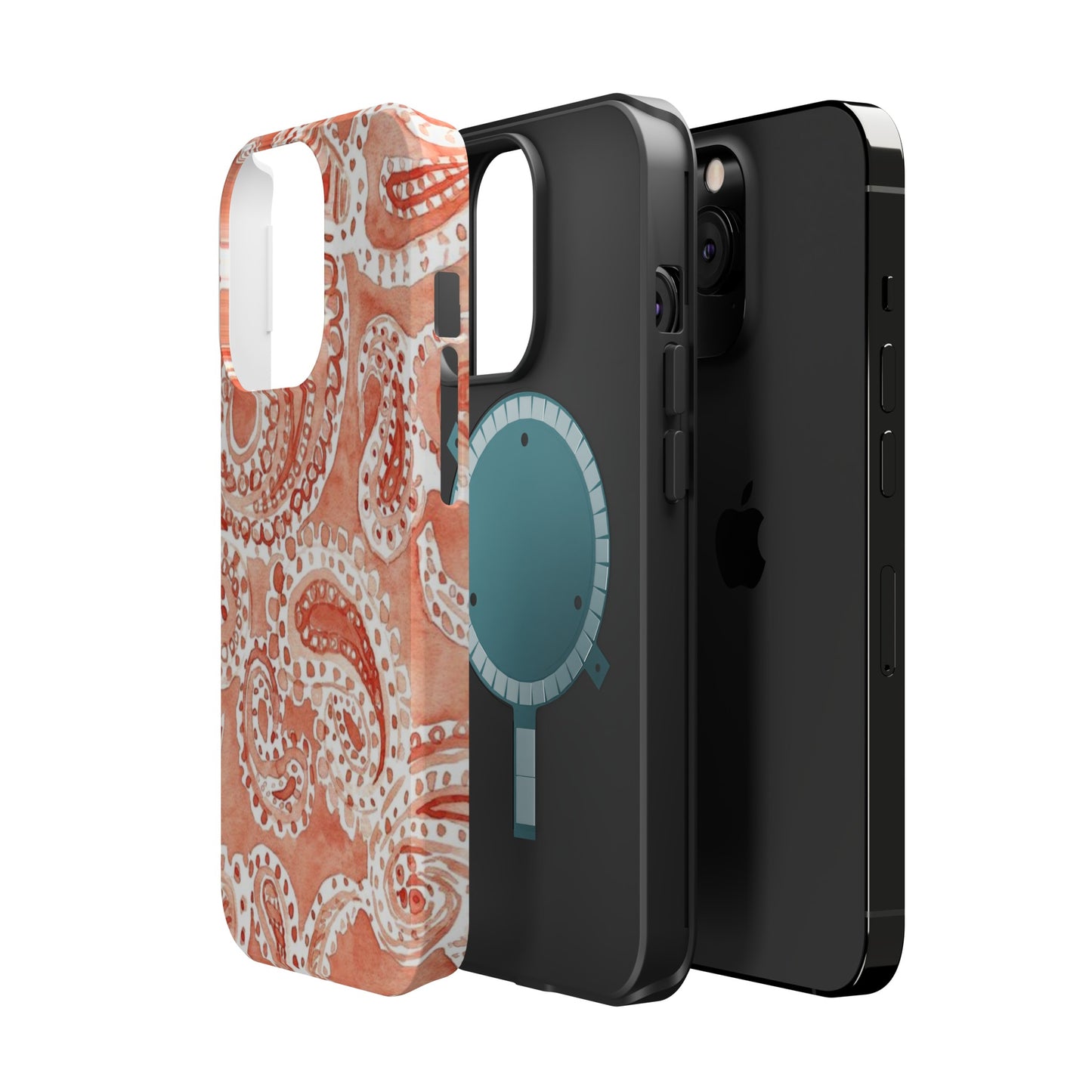 Coral Paisley Elegance Case