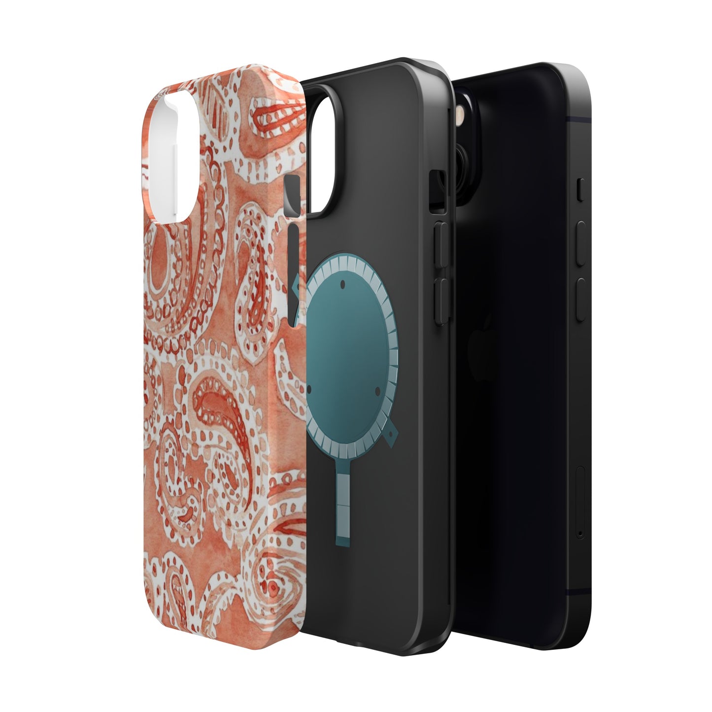 Coral Paisley Elegance Case