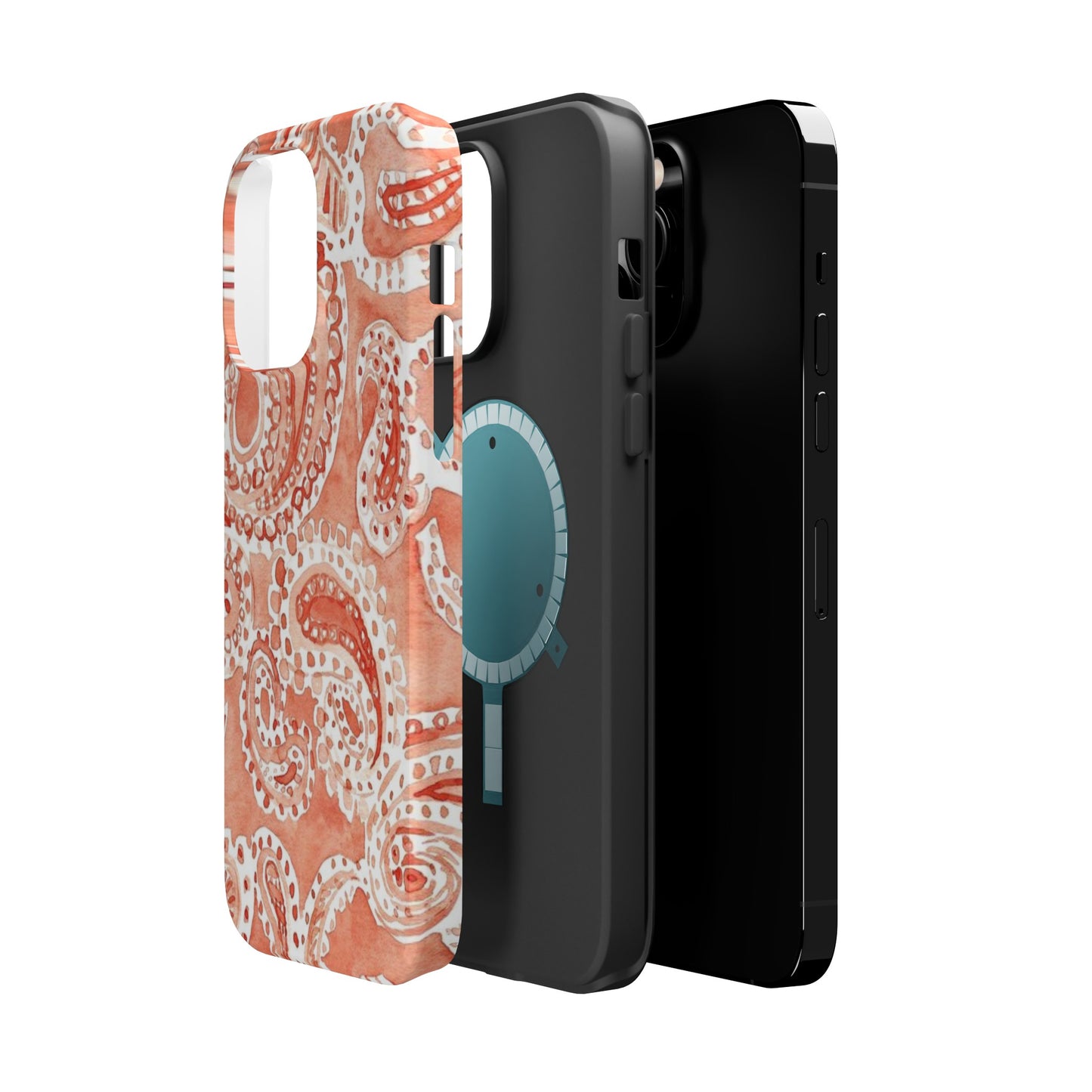 Coral Paisley Elegance Case