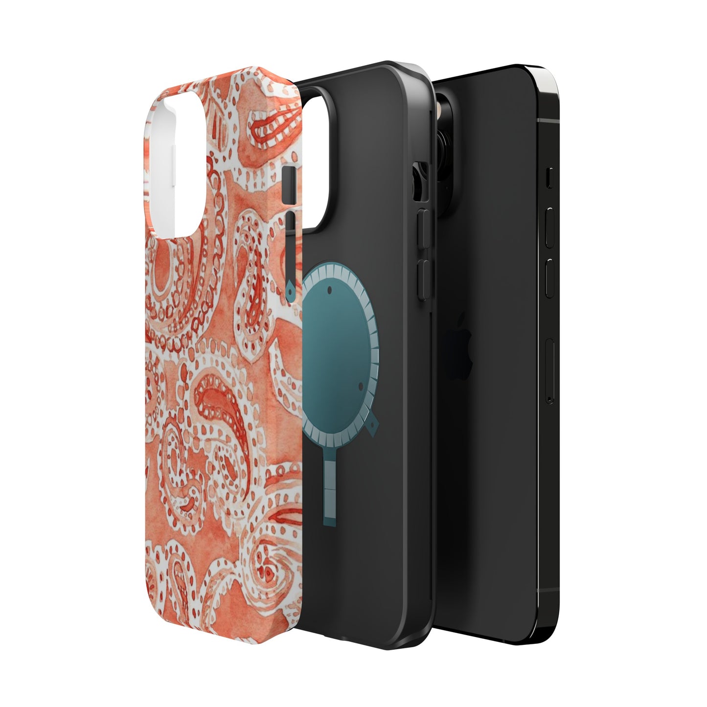 Coral Paisley Elegance Case