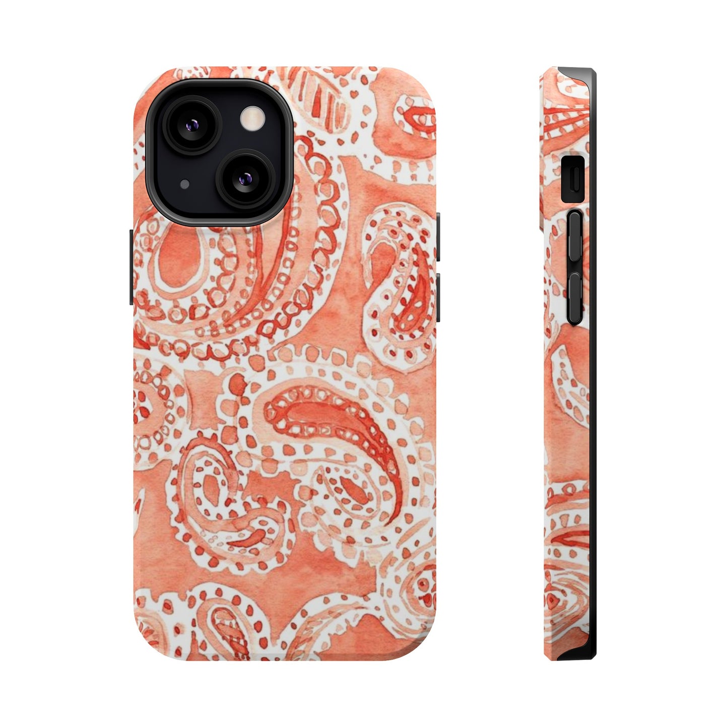 Coral Paisley Elegance Case