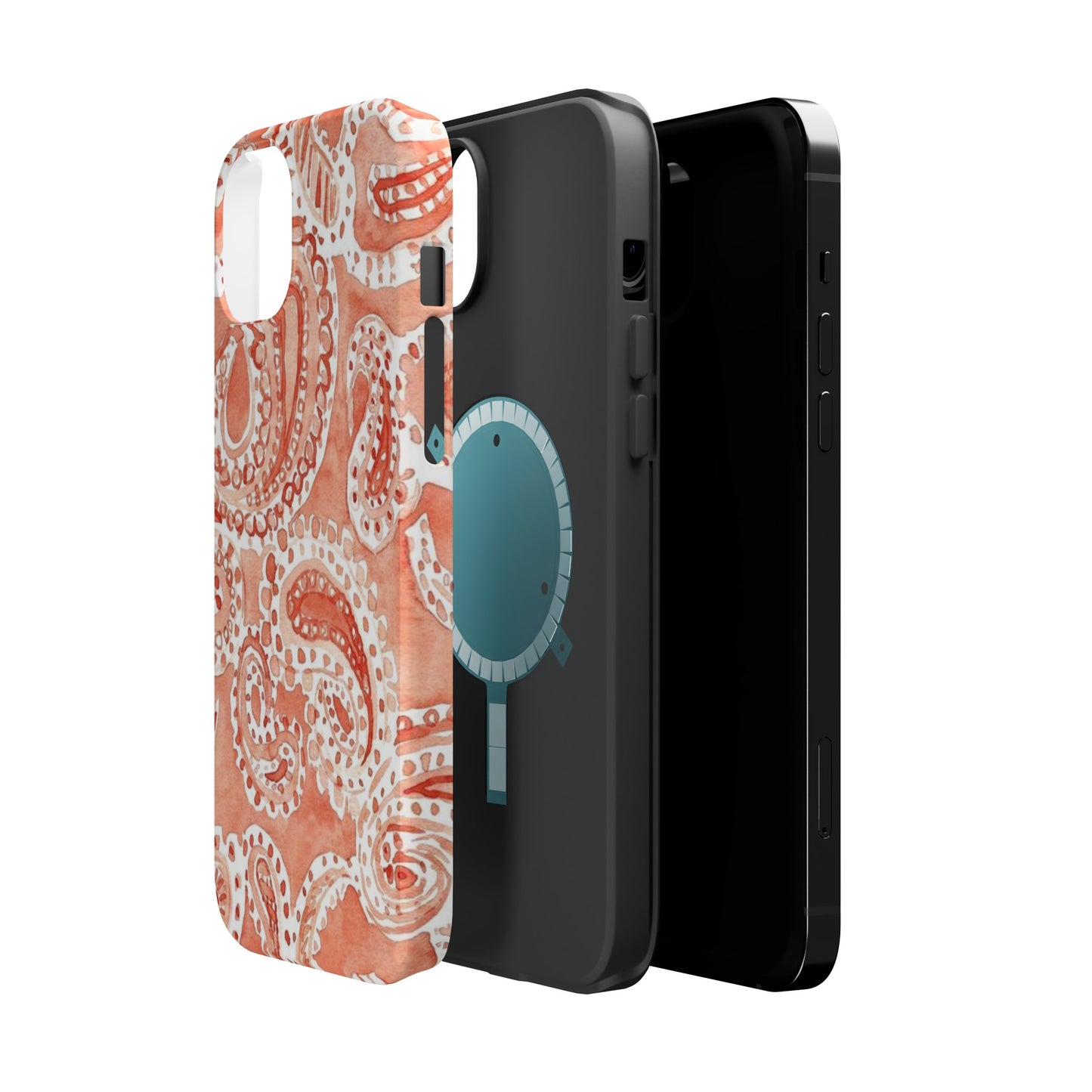 Coral Paisley Elegance Case