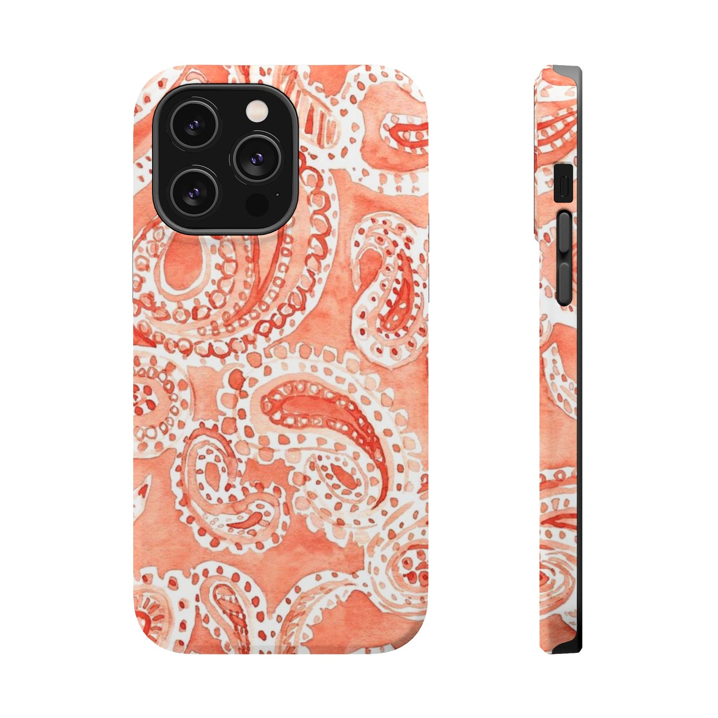 Coral Paisley Elegance Case