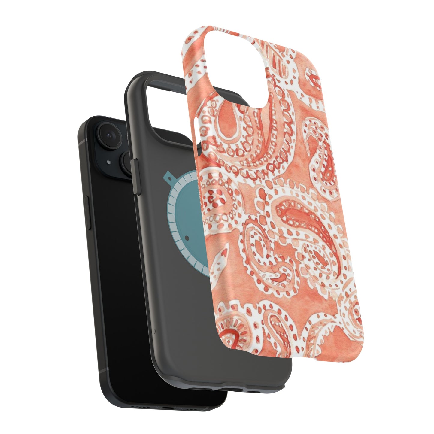 Coral Paisley Elegance Case