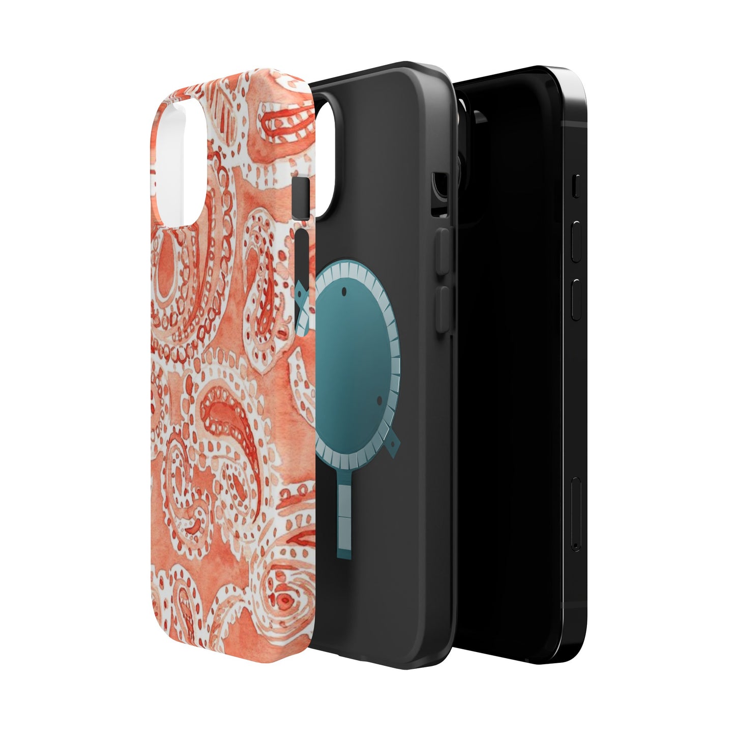 Coral Paisley Elegance Case