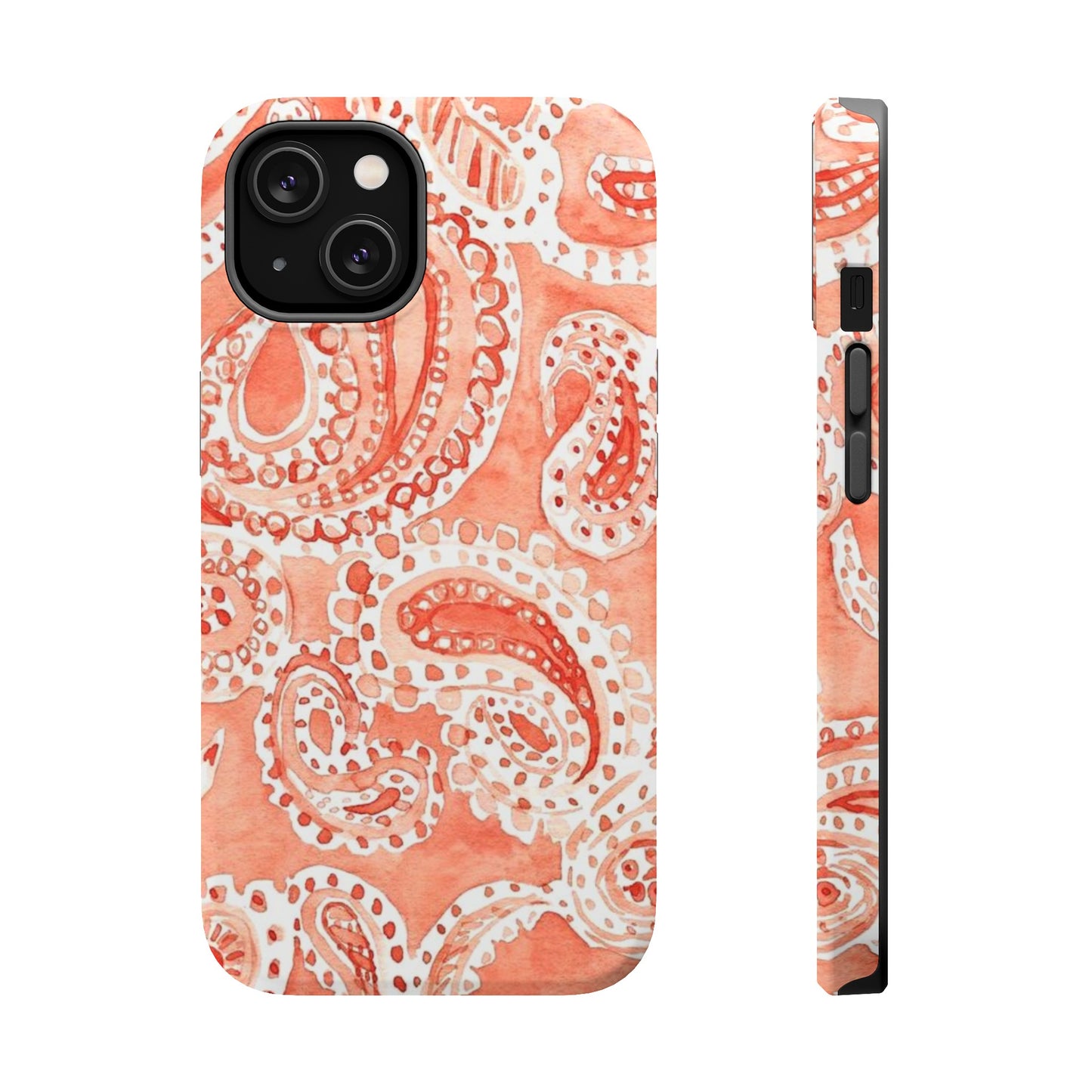 Coral Paisley Elegance Case