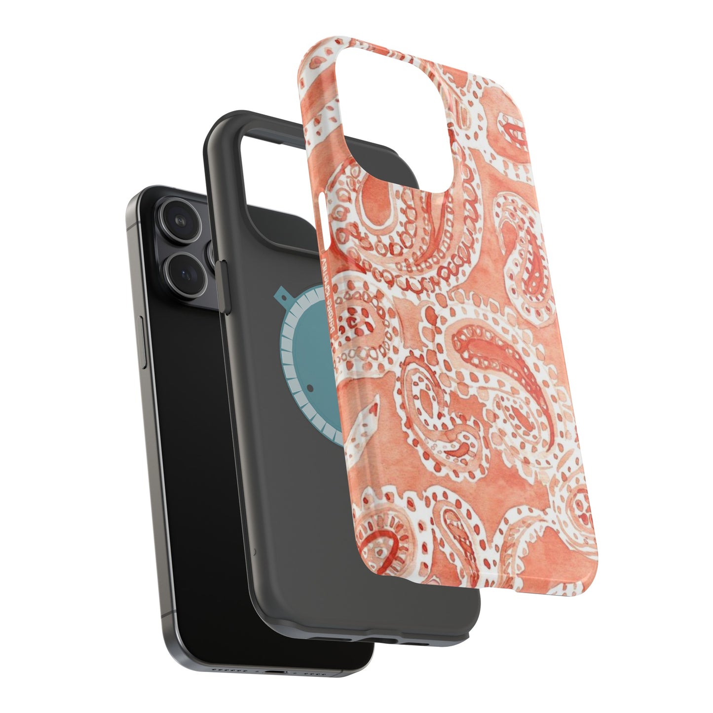 Coral Paisley Elegance Case