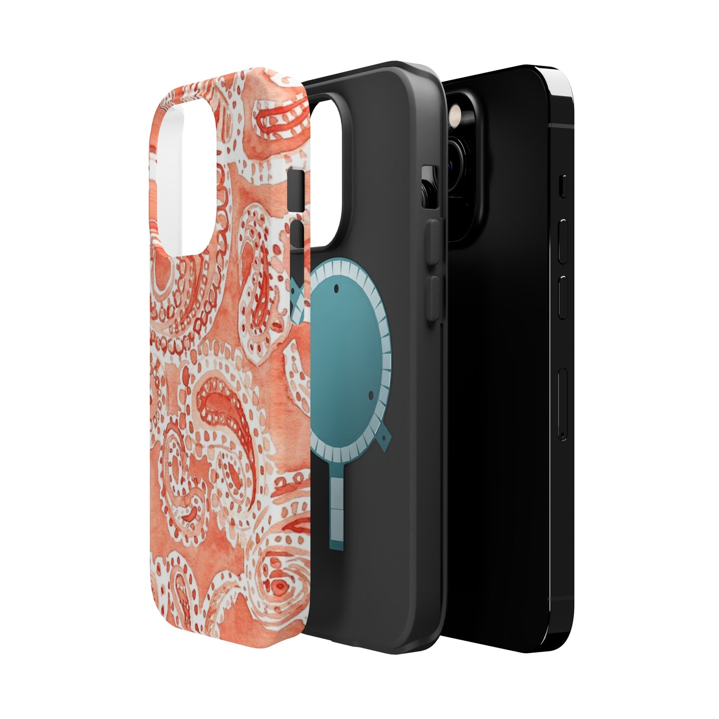 Coral Paisley Elegance Case