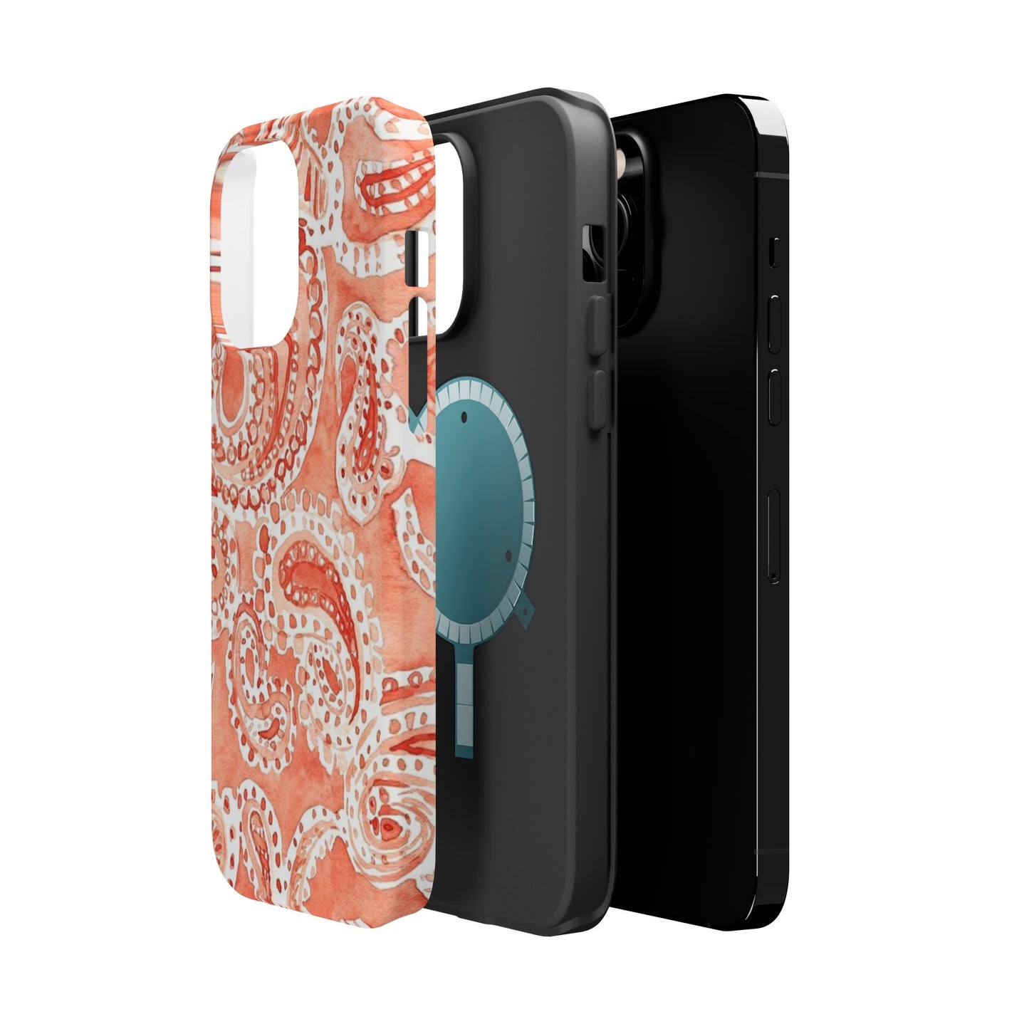 Coral Paisley Elegance Case
