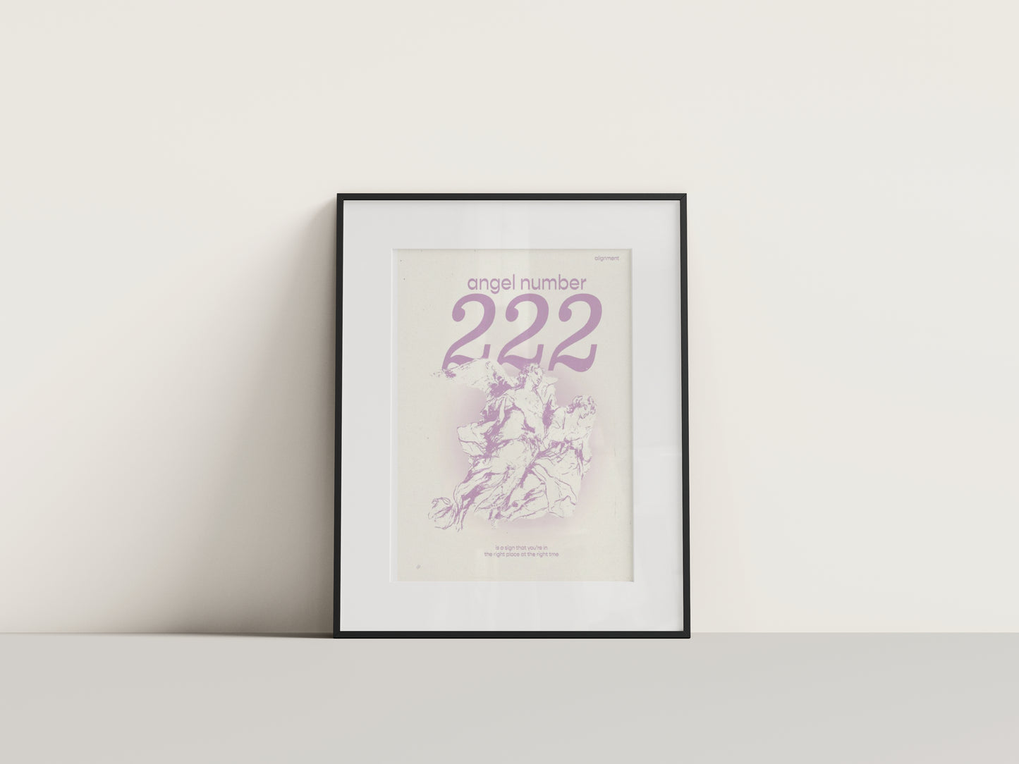 Angel Number 222 Digital Print