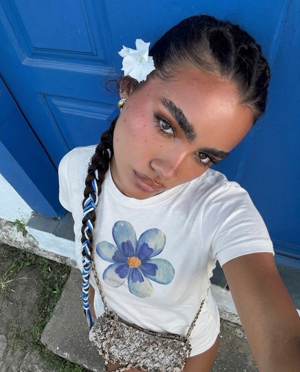 Blue Blossom Tee