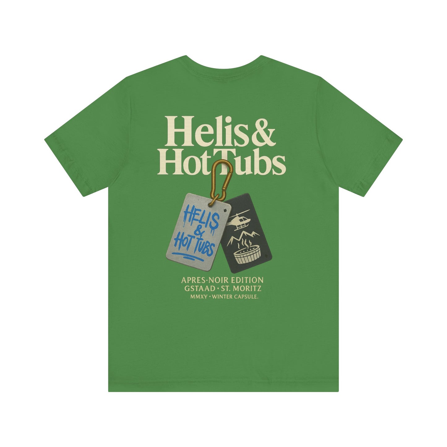 Helis & Hot Tubs Tags Tee