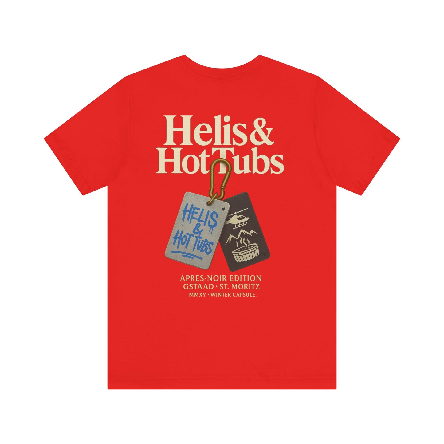 Helis & Hot Tubs Tags Tee