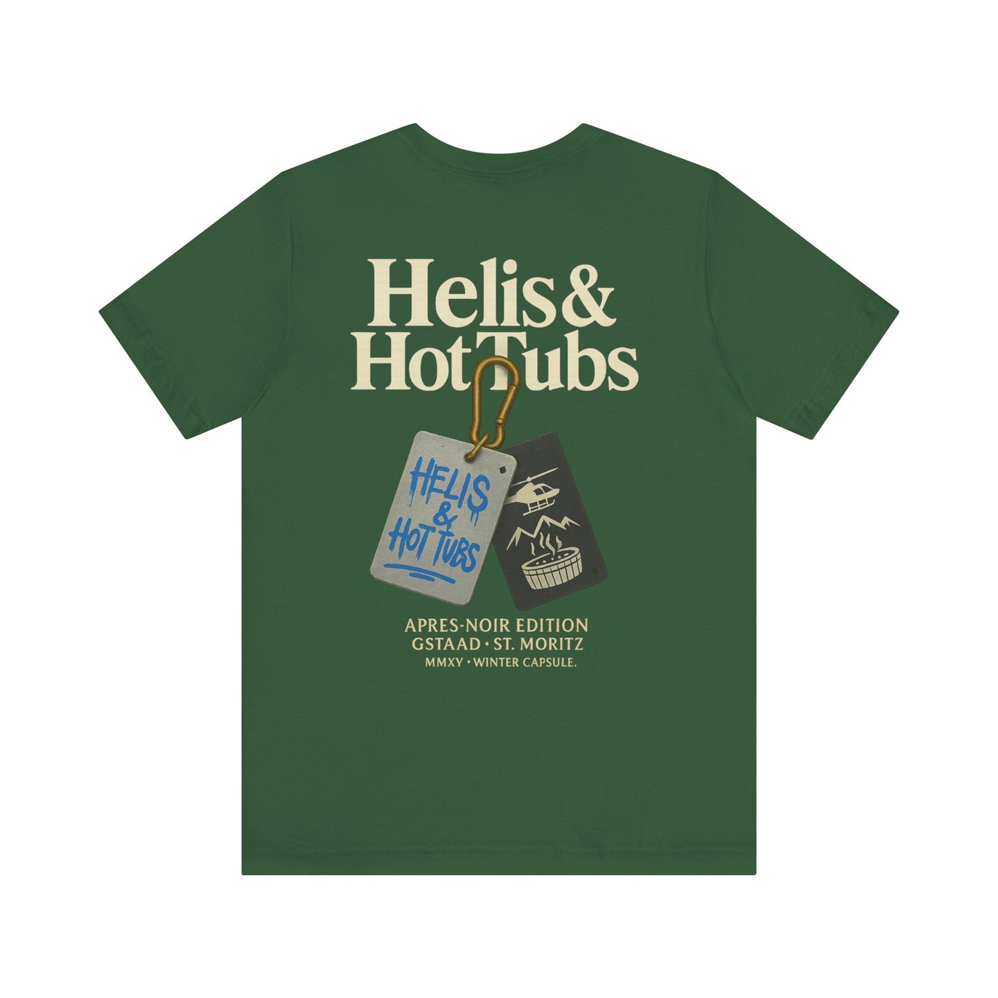 Helis & Hot Tubs Tags Tee