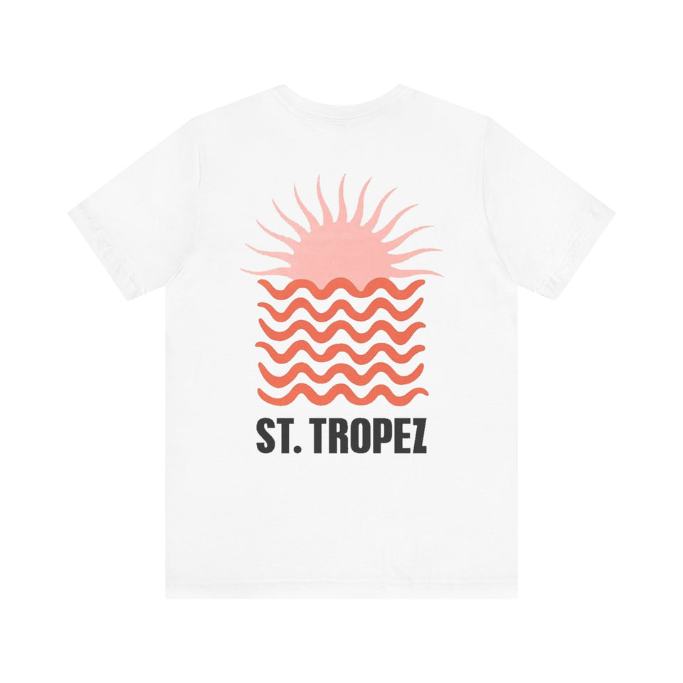 St. Tropez Sunset White Tee