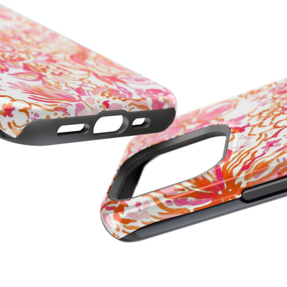 Coral Blossom Cascade Case