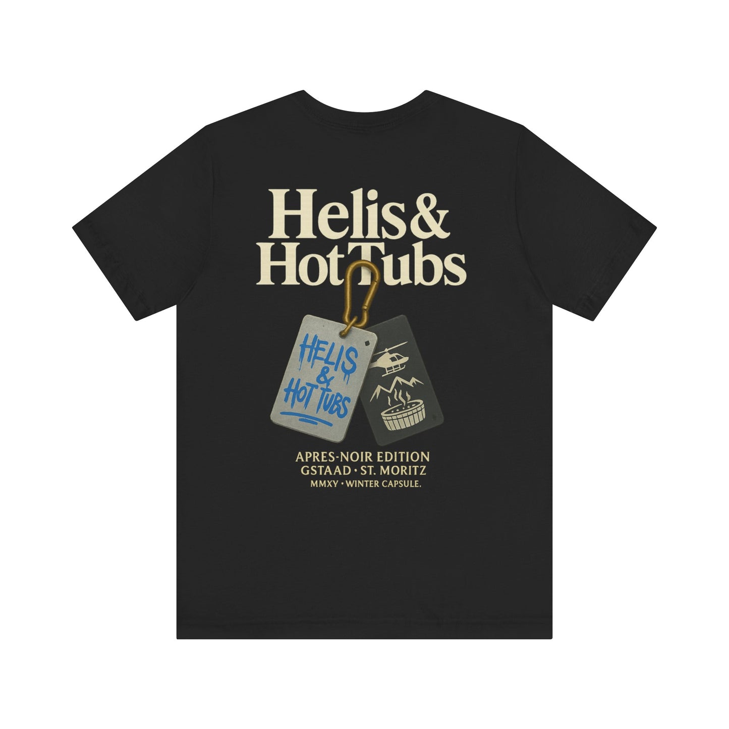 Helis & Hot Tubs Tags Tee