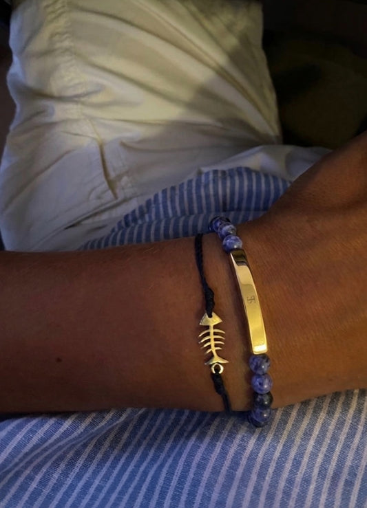 Indigo Night Gold Bracelet