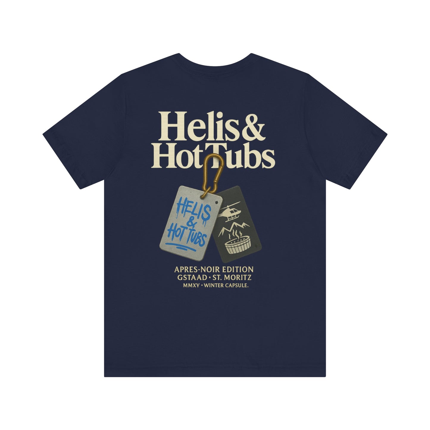 Helis & Hot Tubs Tags Tee