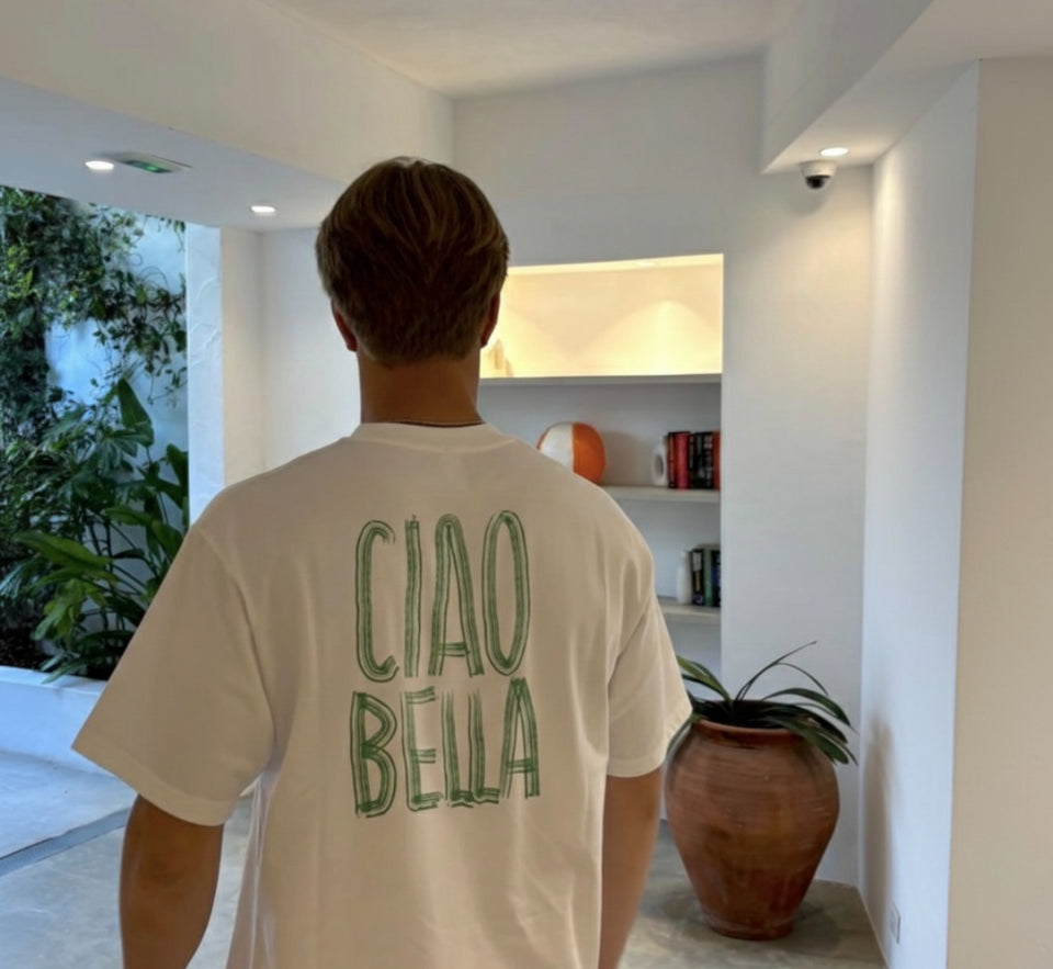 Ciao Bella White Tee