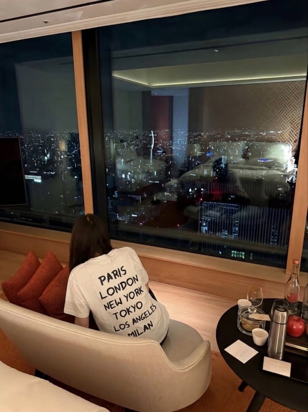 Global Cities White Tee