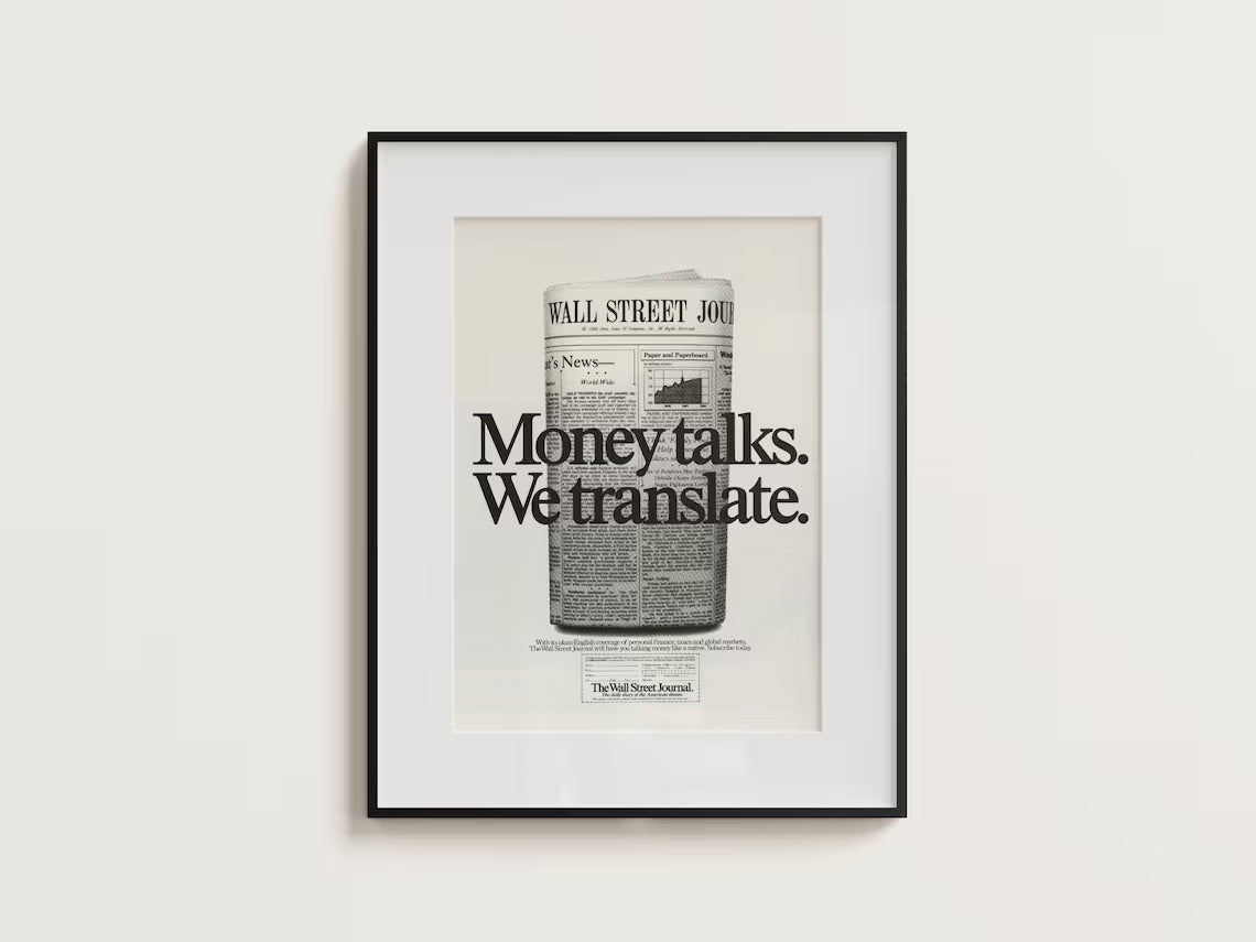 Wall Street Journal Digital Print