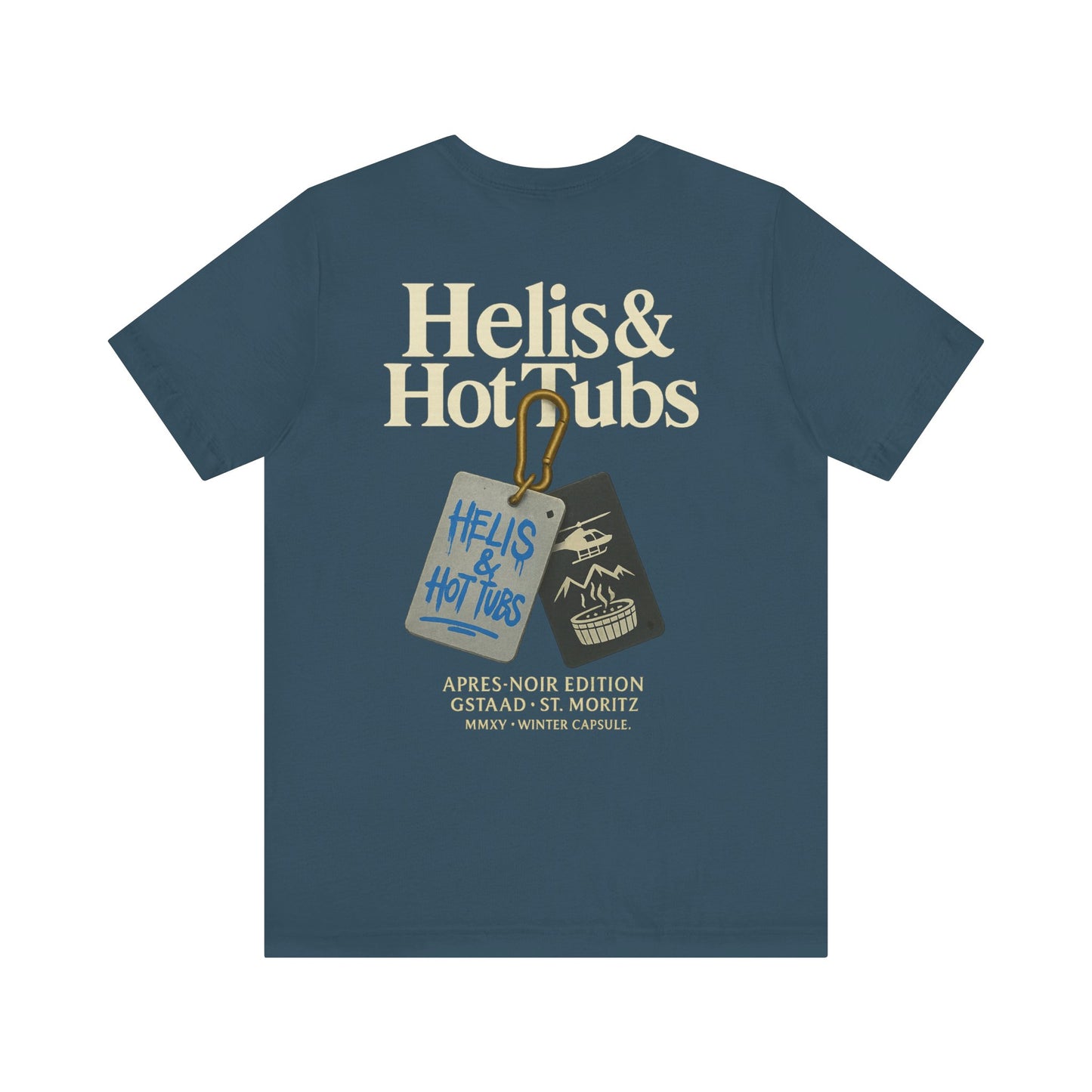 Helis & Hot Tubs Tags Tee