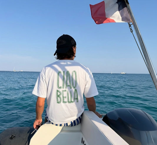 Ciao Bella White Tee