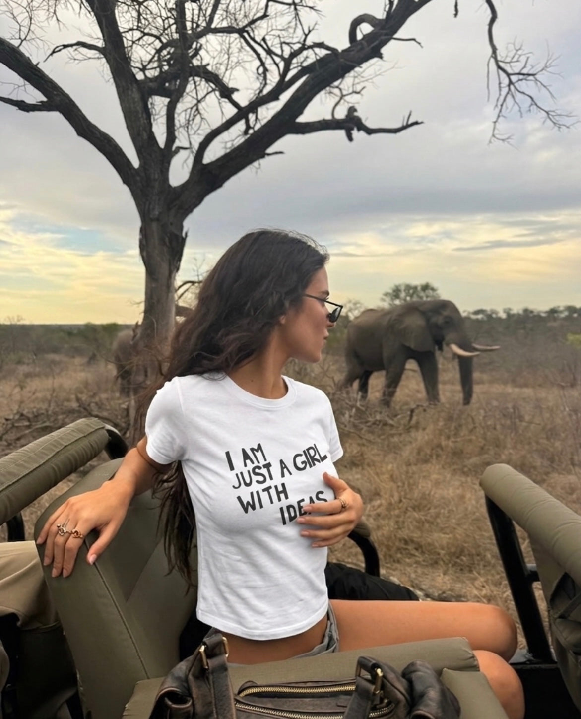 I Am Just a Girl With Ideas Tee