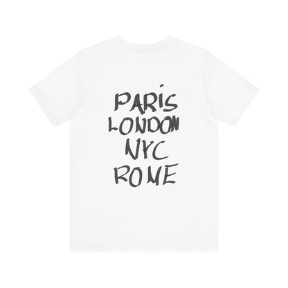 Cityscape Graffiti White Tee