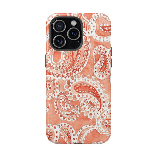 Coral Paisley Elegance Case