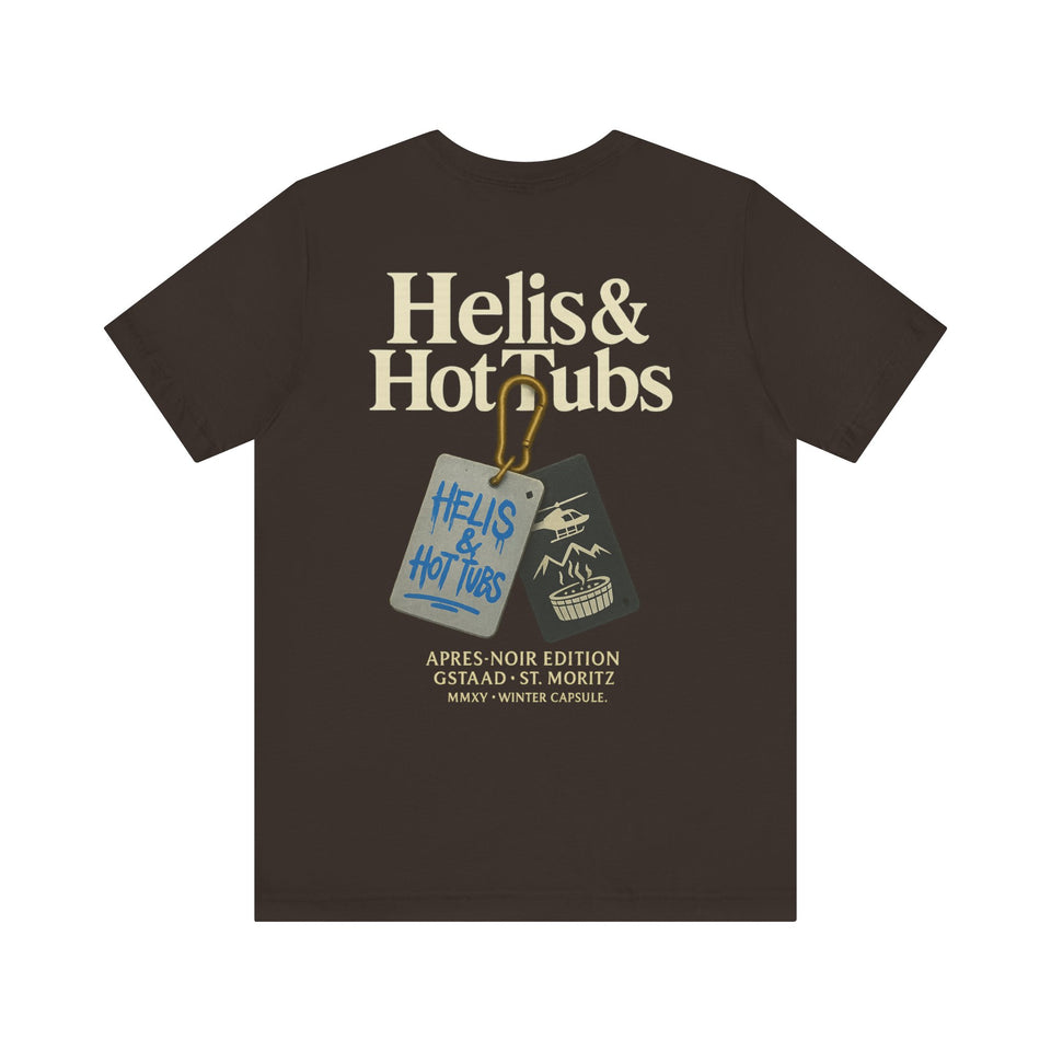 Helis & Hot Tubs Tags Tee