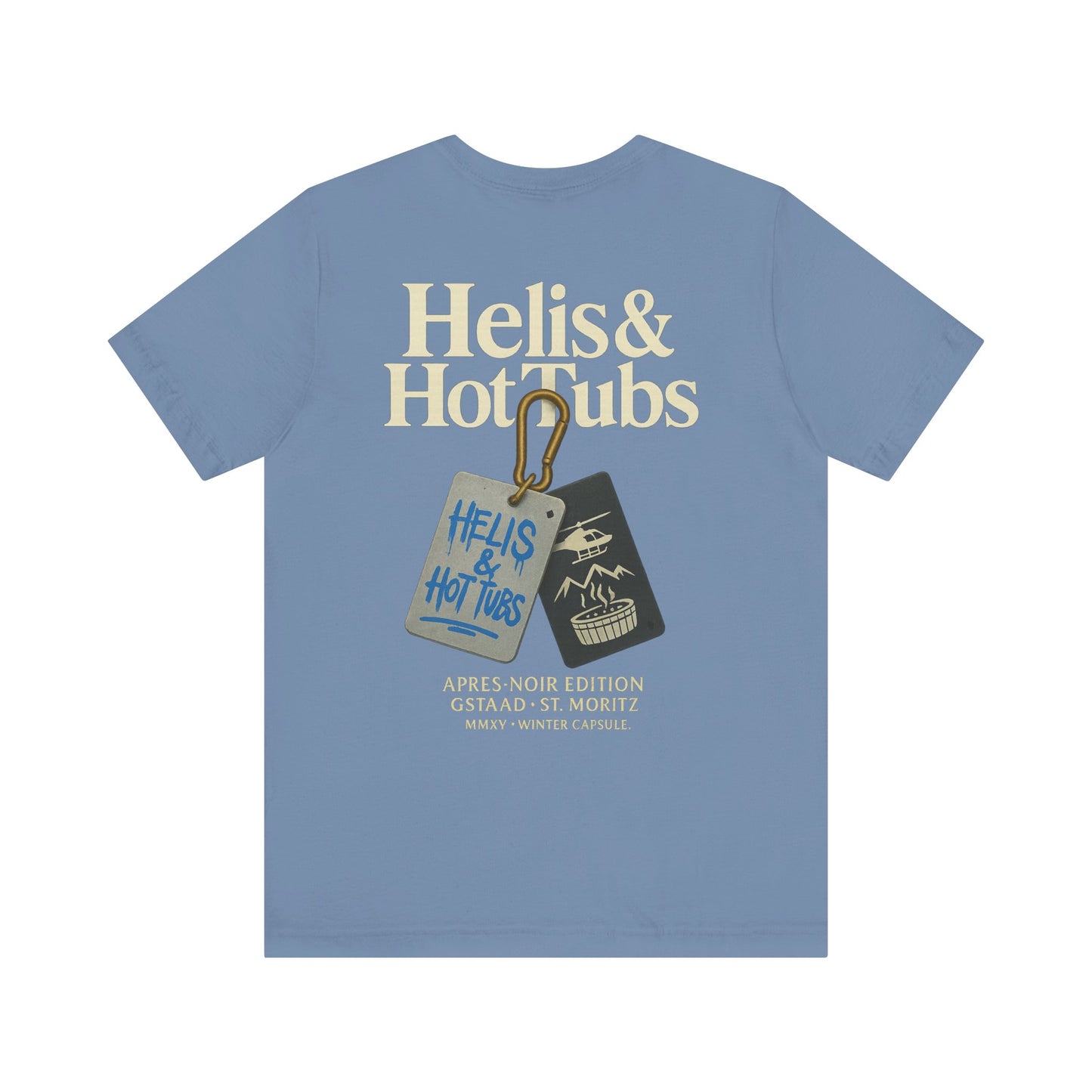 Helis & Hot Tubs Tags Tee