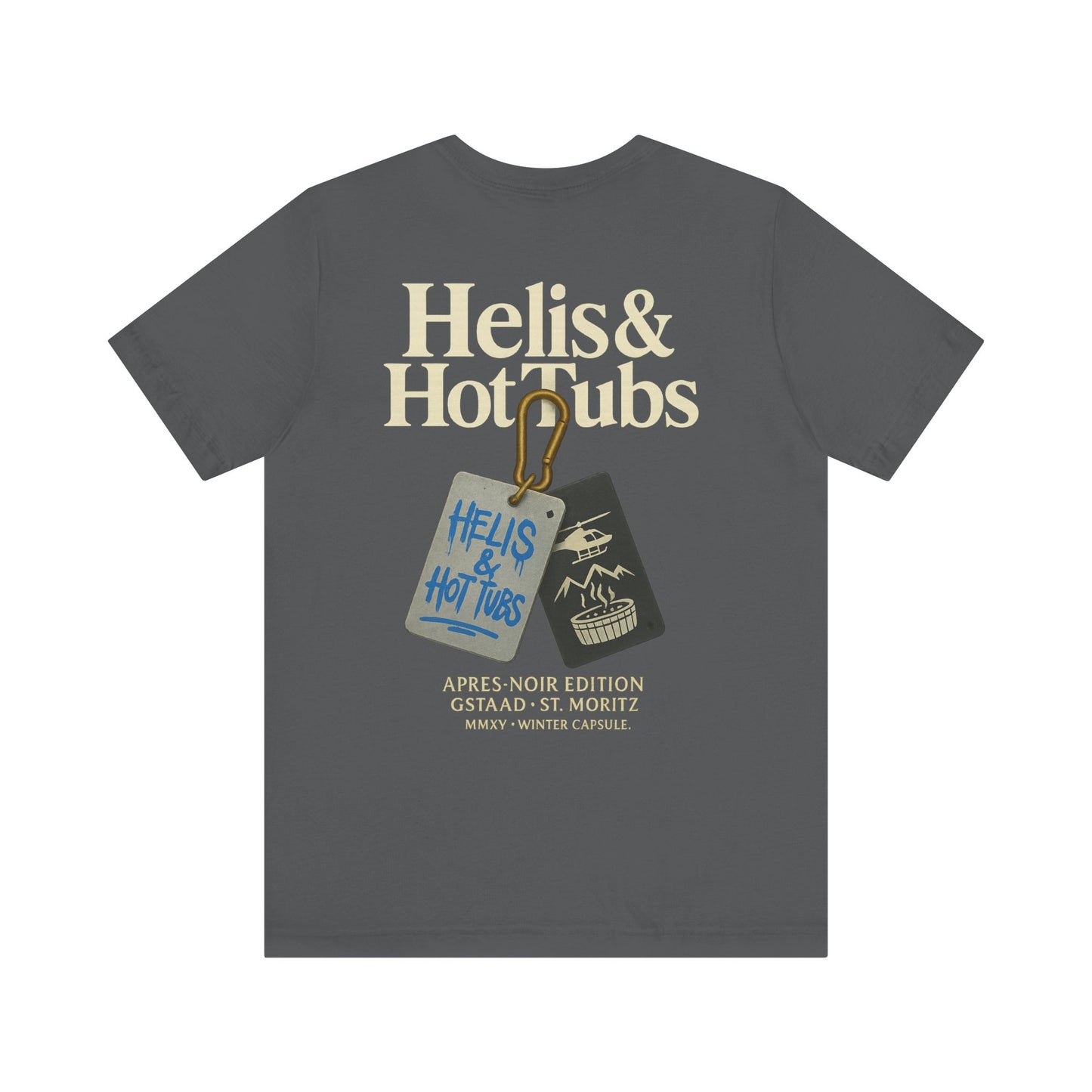 Helis & Hot Tubs Tags Tee