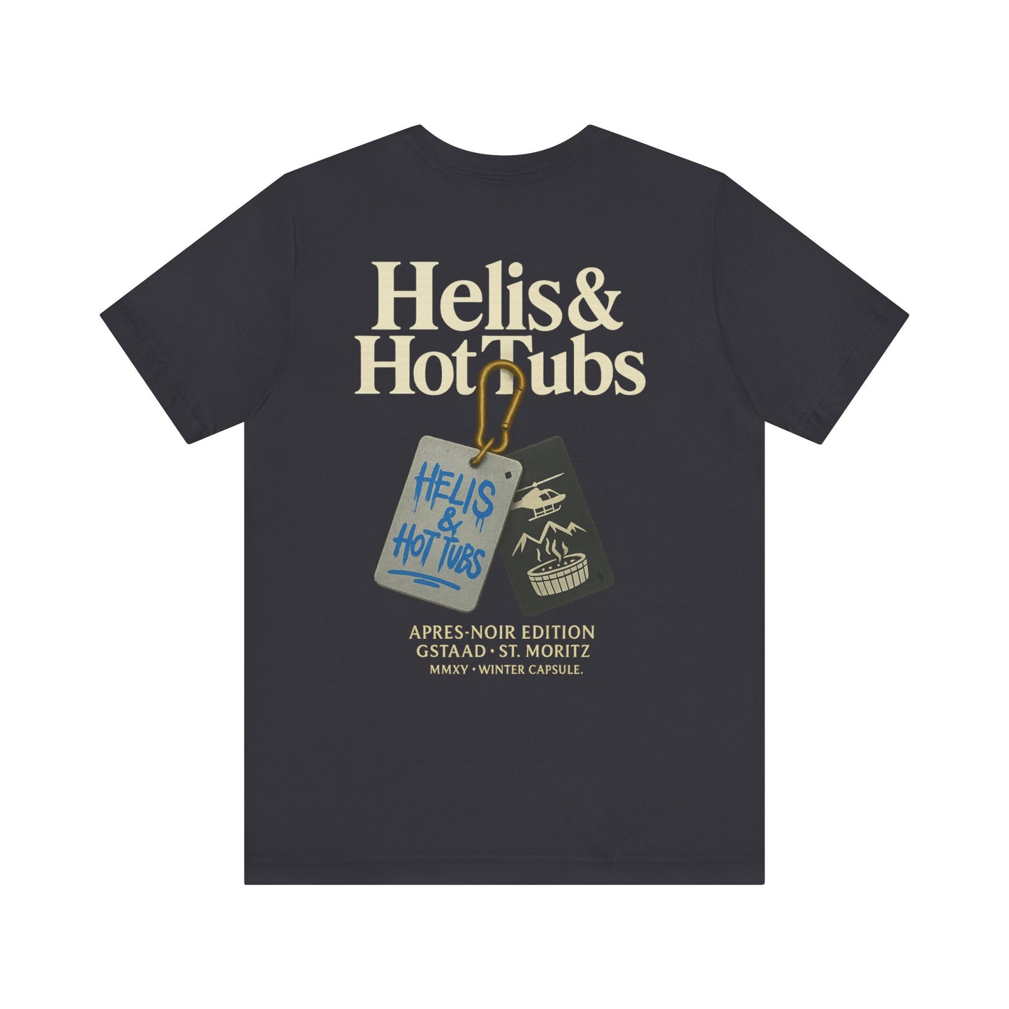 Helis & Hot Tubs Tags Tee