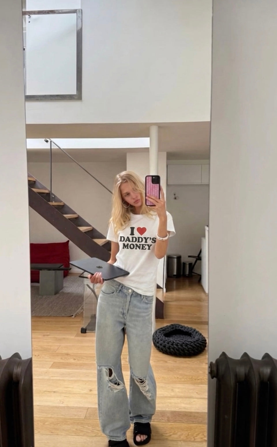 I Heart Daddy's Money Tee