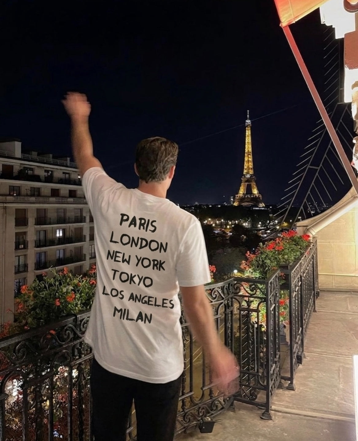 Global Cities White Tee