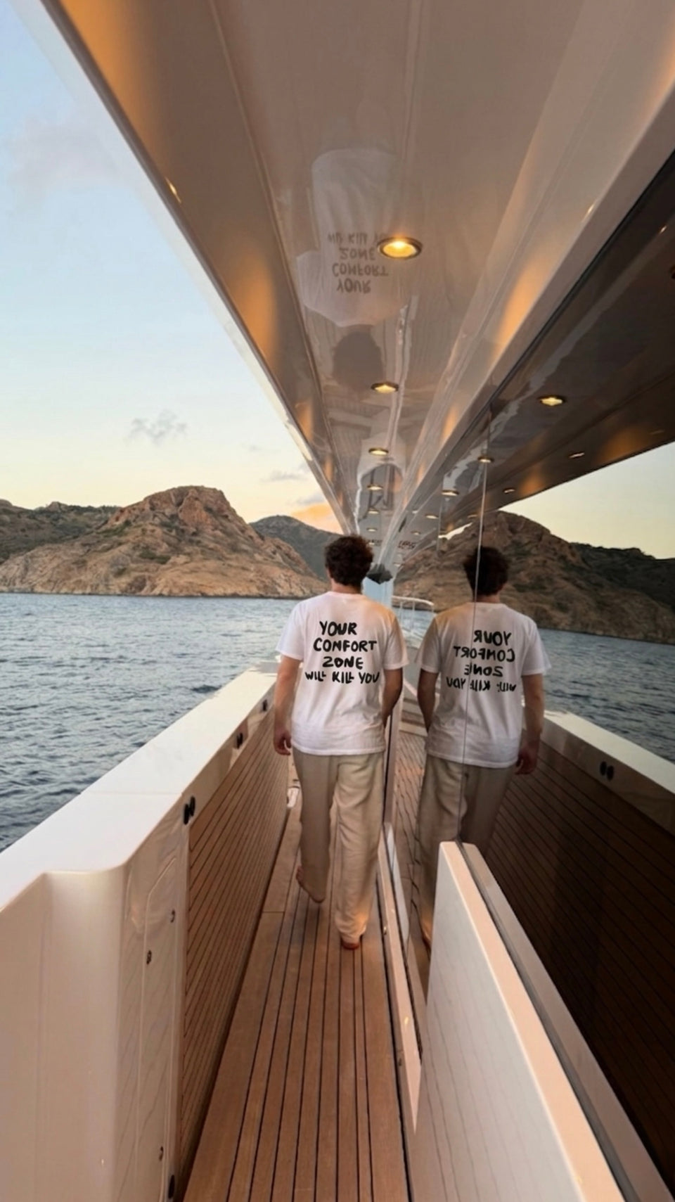 Comfort Zone Killer White Tee