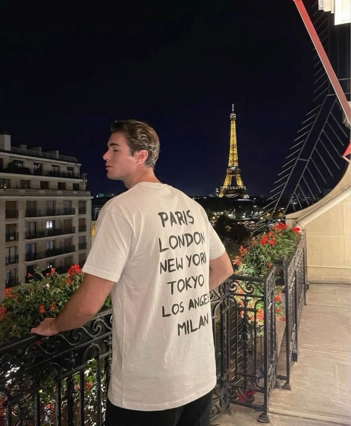 Global Cities White Tee