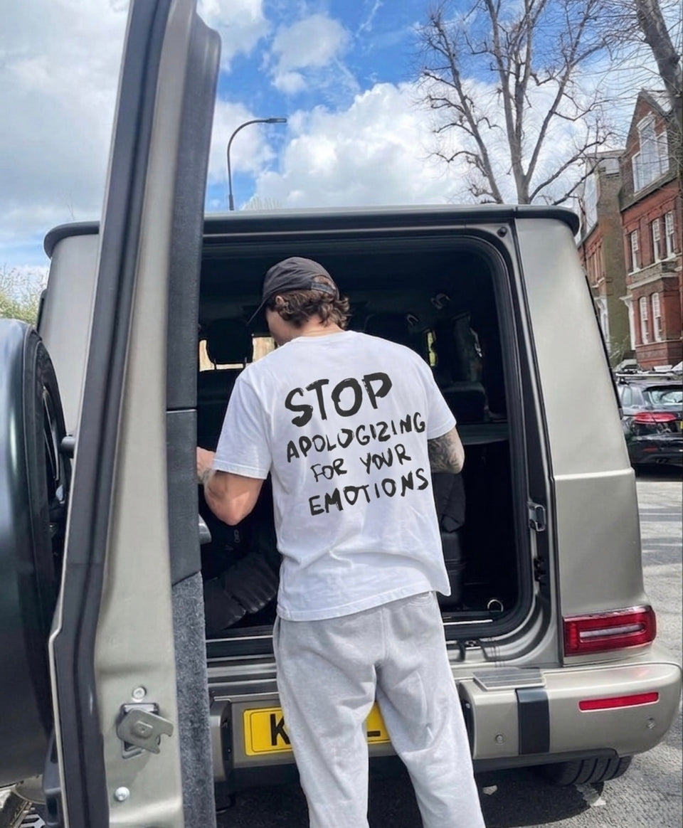 Embrace Your Emotions White Tee
